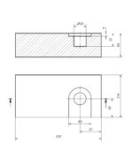 Šamotinė ankerinė plyta Andalux A60 1FE8 - Image 2