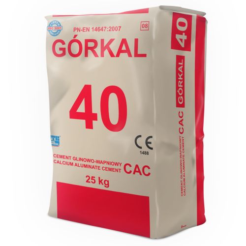 Gorkal 40 cementas foto Karščiui atsparus cementas Gorkal 40, 25 kg - Image 1
