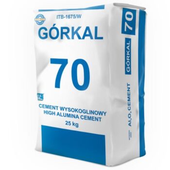 Karščiui atsparus cementas Gorkal 70, 25 kg