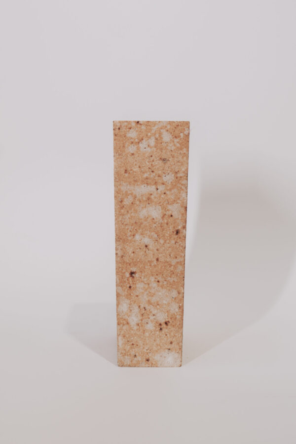 Šamotinė vertikali arkinė plyta Andalux A60 1S16, 72/56x230x114 mm - Image 1
