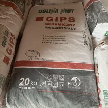 Gipsas keramikams sniego baltumo ATL-GM, 20 kg
