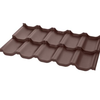 Modulinė stogo danga Venecija budmat 350x1190mm, ruda