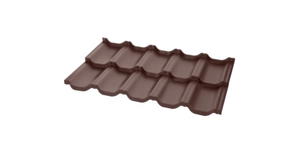 Modulinė stogo danga Venecija budmat 350x1190mm, ruda - Image 1